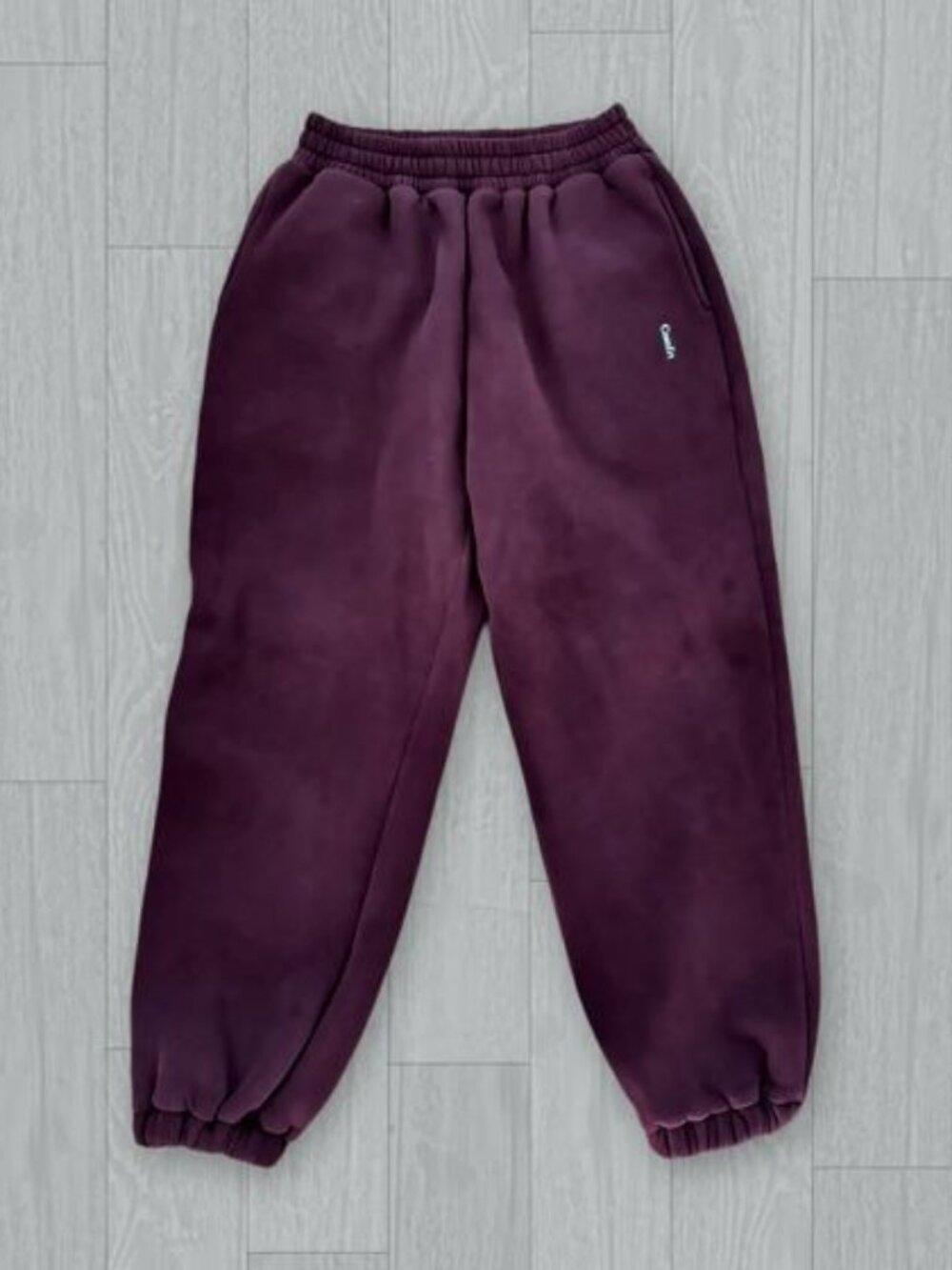 Comfrt Maroon Signature Sweatpants Men's Size L NWOT Heavyweight Fleece Joggers